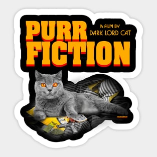 Purr Fiction Sticker